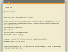 Tablet Screenshot of hear.in